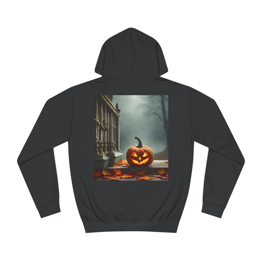 Spooky Jack-o-Lantern Unisex College Hoodie