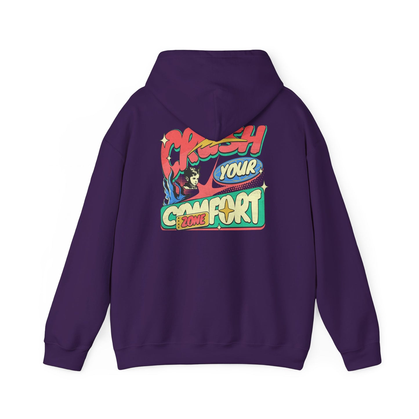 Hooded Sweatshirt - 'Crush your comfort zone'