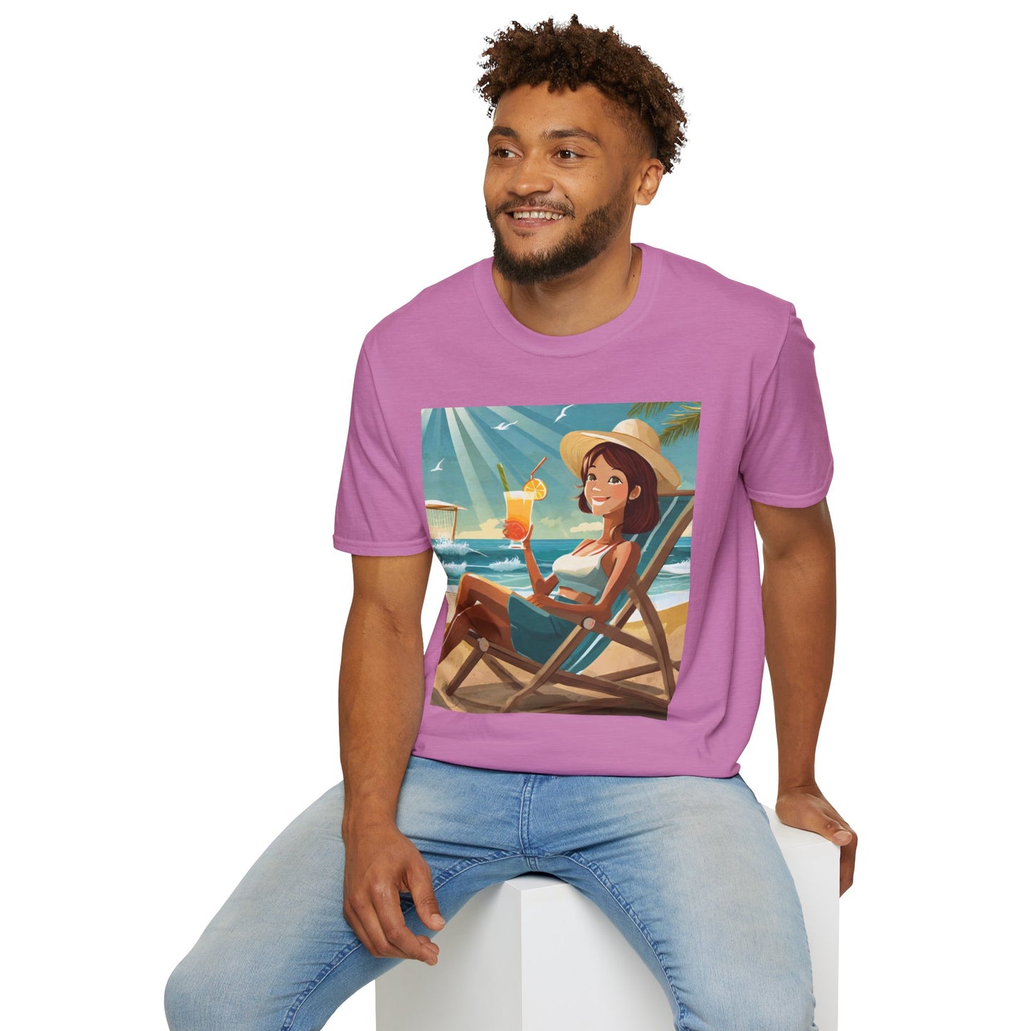 Flexin’ & Relaxin’ Unisex Softstyle T-Shirt