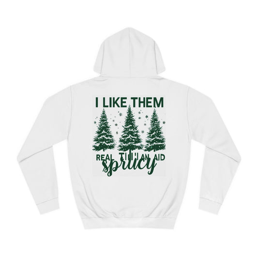 Christmas Hoodie - Three Big Trees 'I like them thick and sprucy'