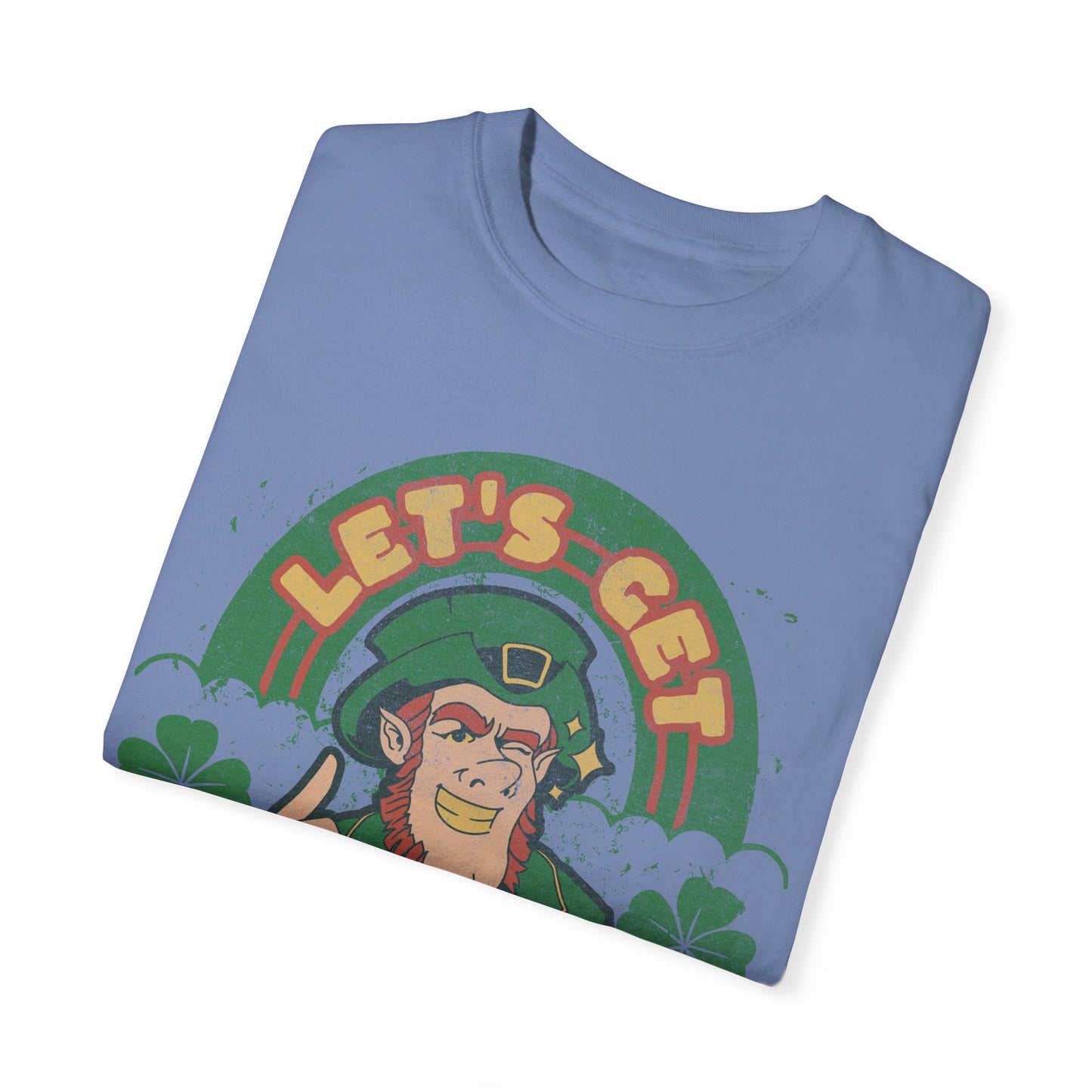 Leprechaun Shamrock Unisex Tee - lets get lucked up