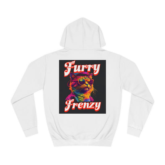 Cat Jazz Unisex Hoodie - 'Furry Frenzy' Design