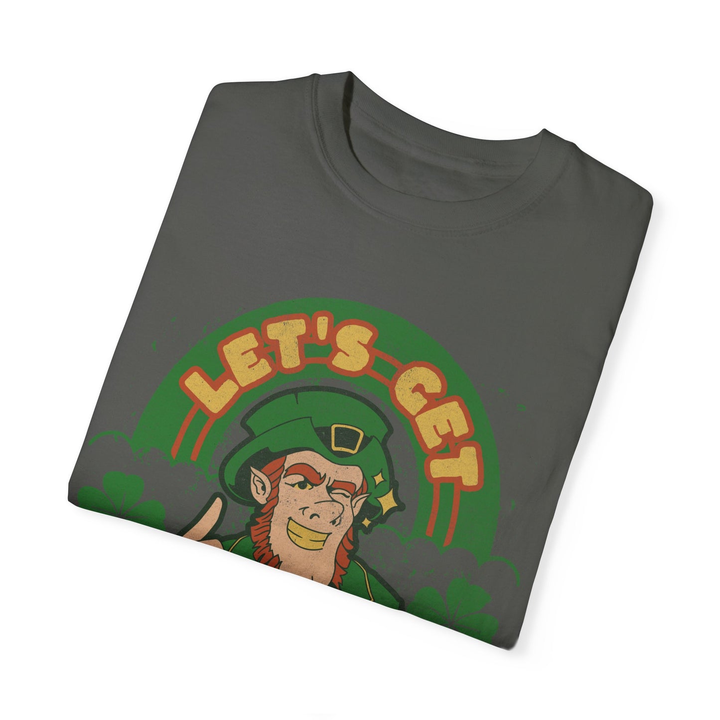 Leprechaun Shamrock Unisex Tee - lets get lucked up