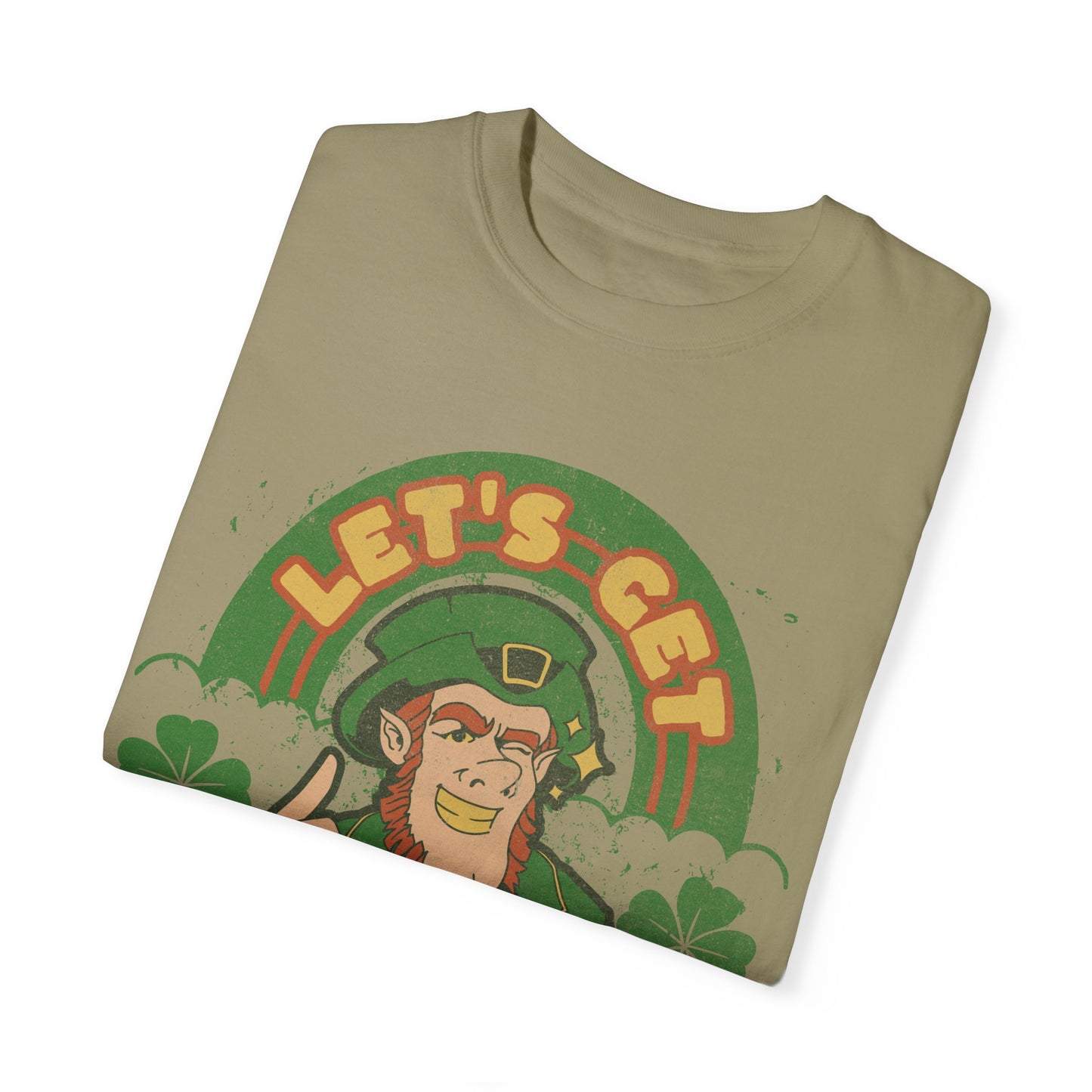 Leprechaun Shamrock Unisex Tee - lets get lucked up