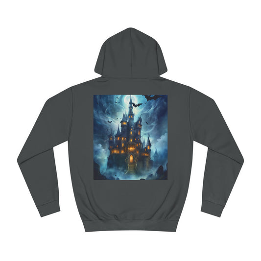 Bewitched Castle Unisex College Hoodie