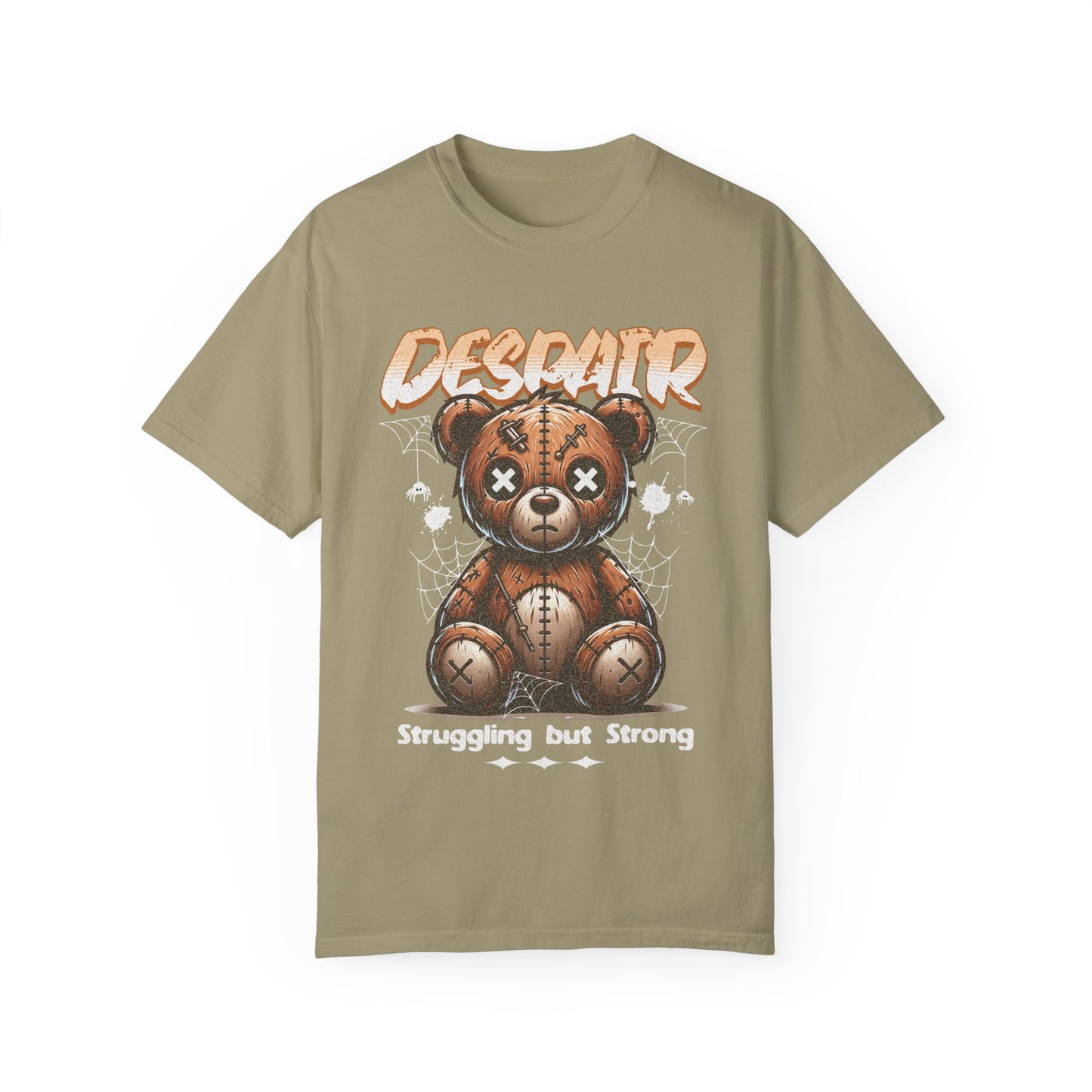 T-Shirt Despair Bear Unisex Garment-Dyed