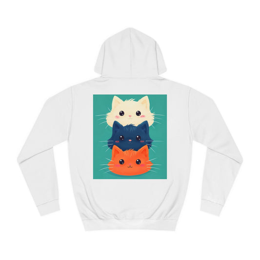 Cat Stack Hoodie - Unisex College