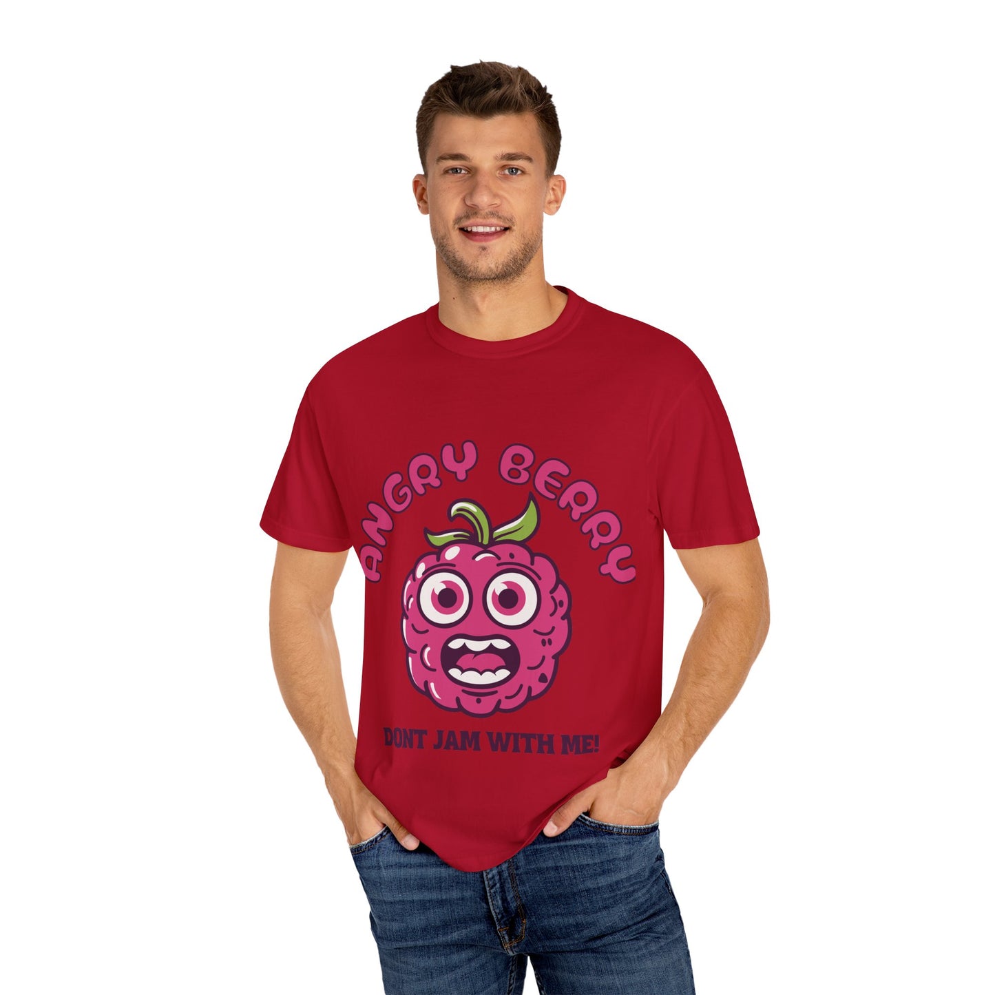 Angry Grape Unisex Garment-Dyed T-shirt 'Don't Jam With Me'