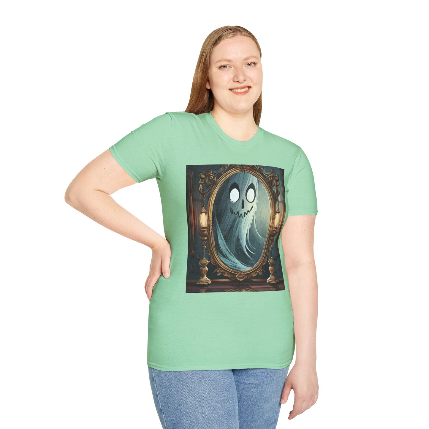 Haunted Mirror Unisex Softstyle T-Shirt