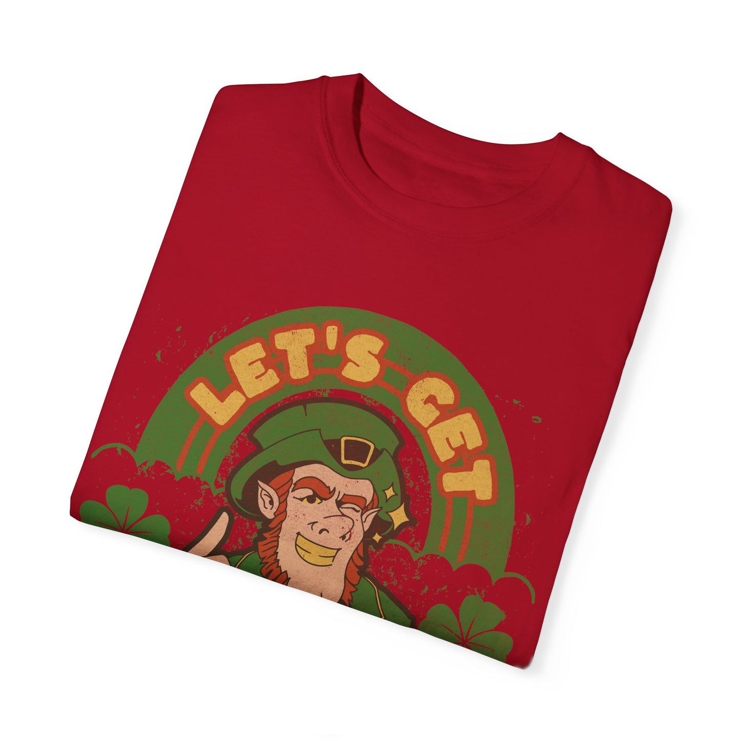 Leprechaun Shamrock Unisex Tee - lets get lucked up