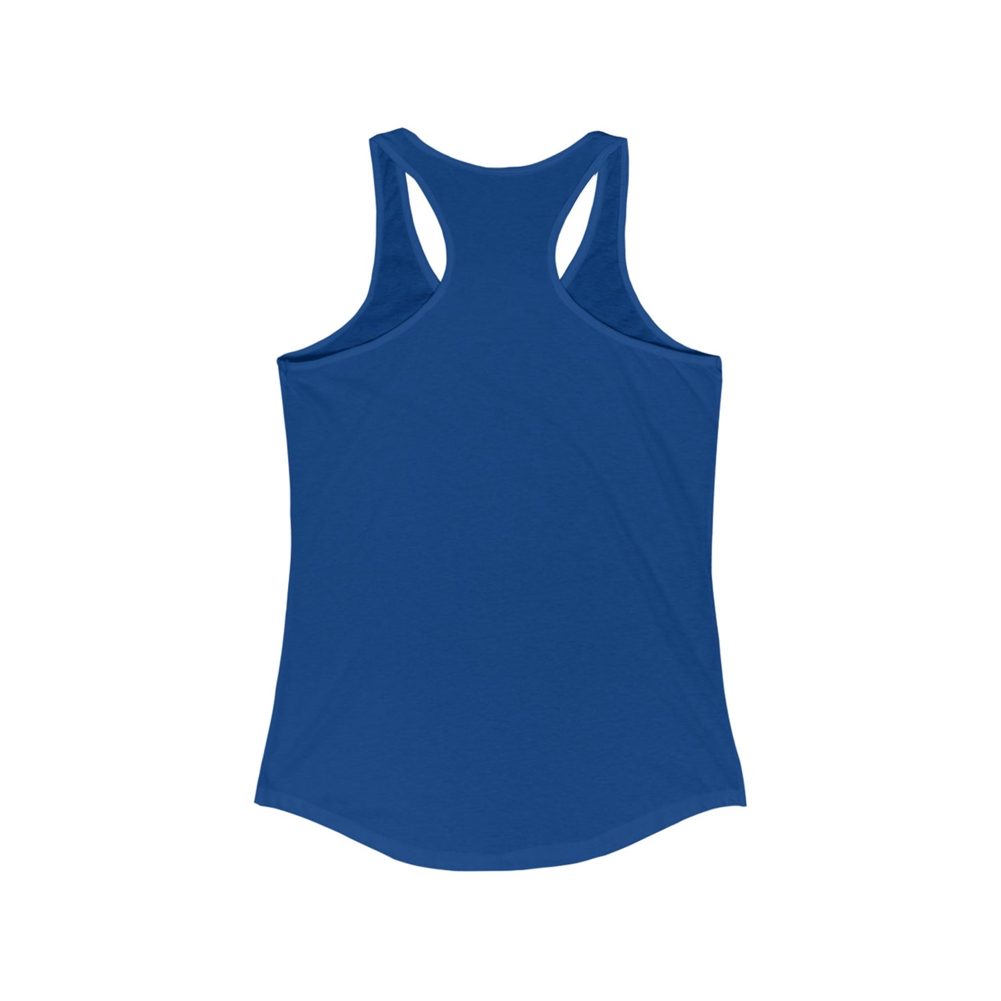 Women's Ideal Racerback Tank "Leave only footsteps"