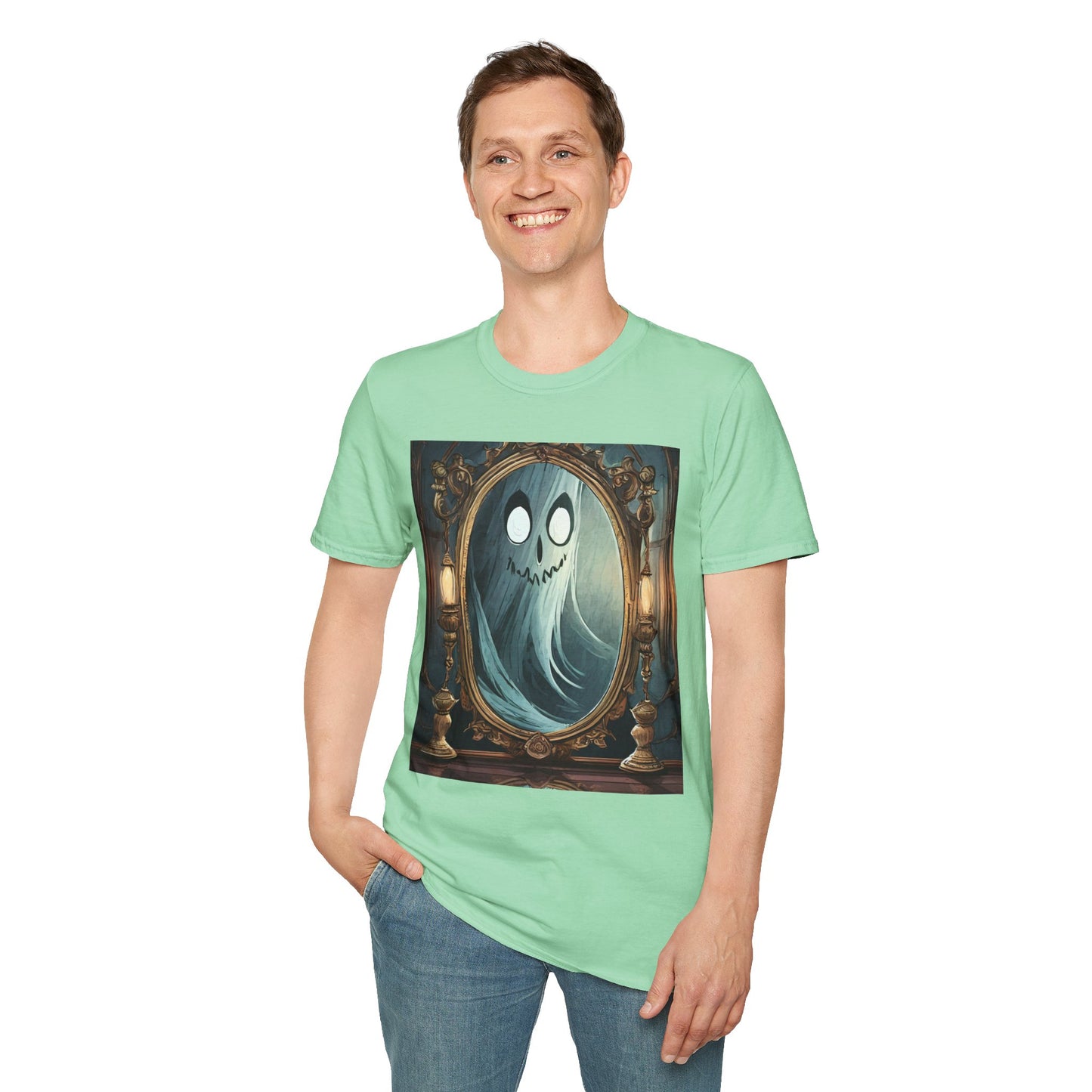 Haunted Mirror Unisex Softstyle T-Shirt