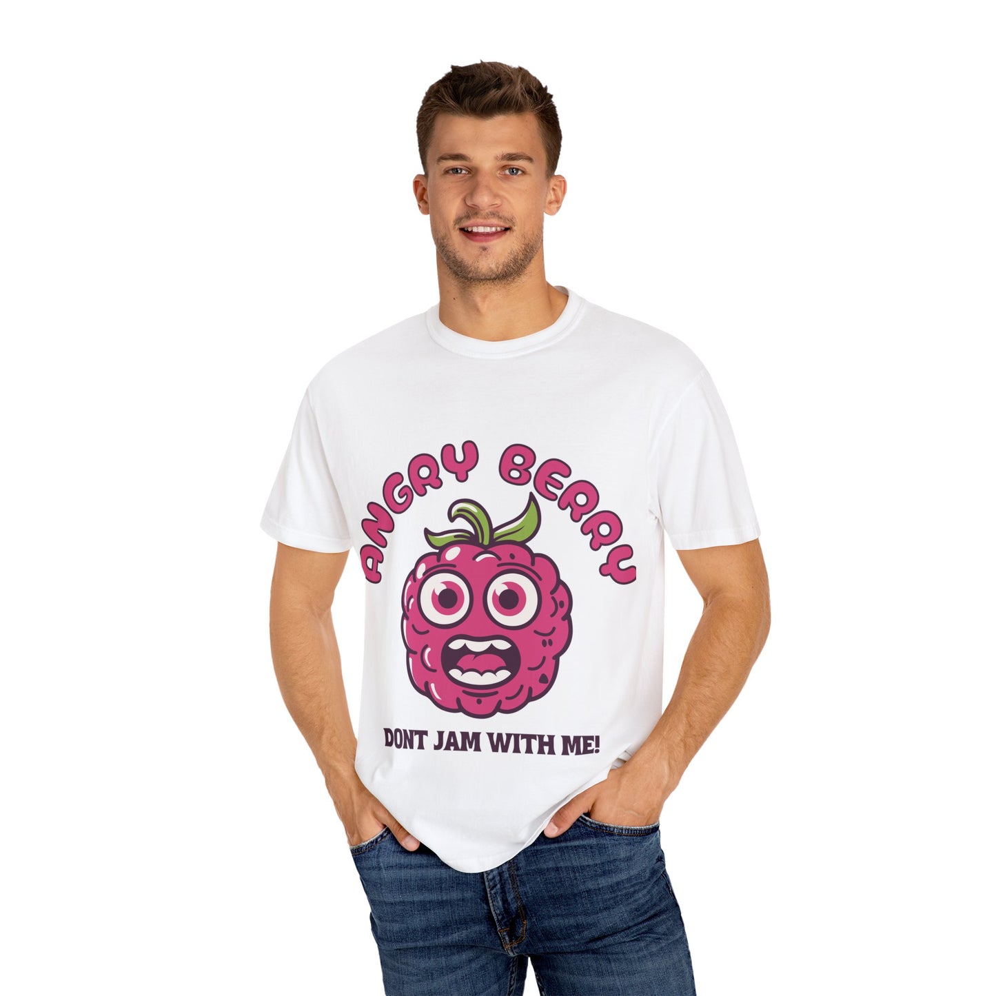 Angry Grape Unisex Garment-Dyed T-shirt 'Don't Jam With Me'