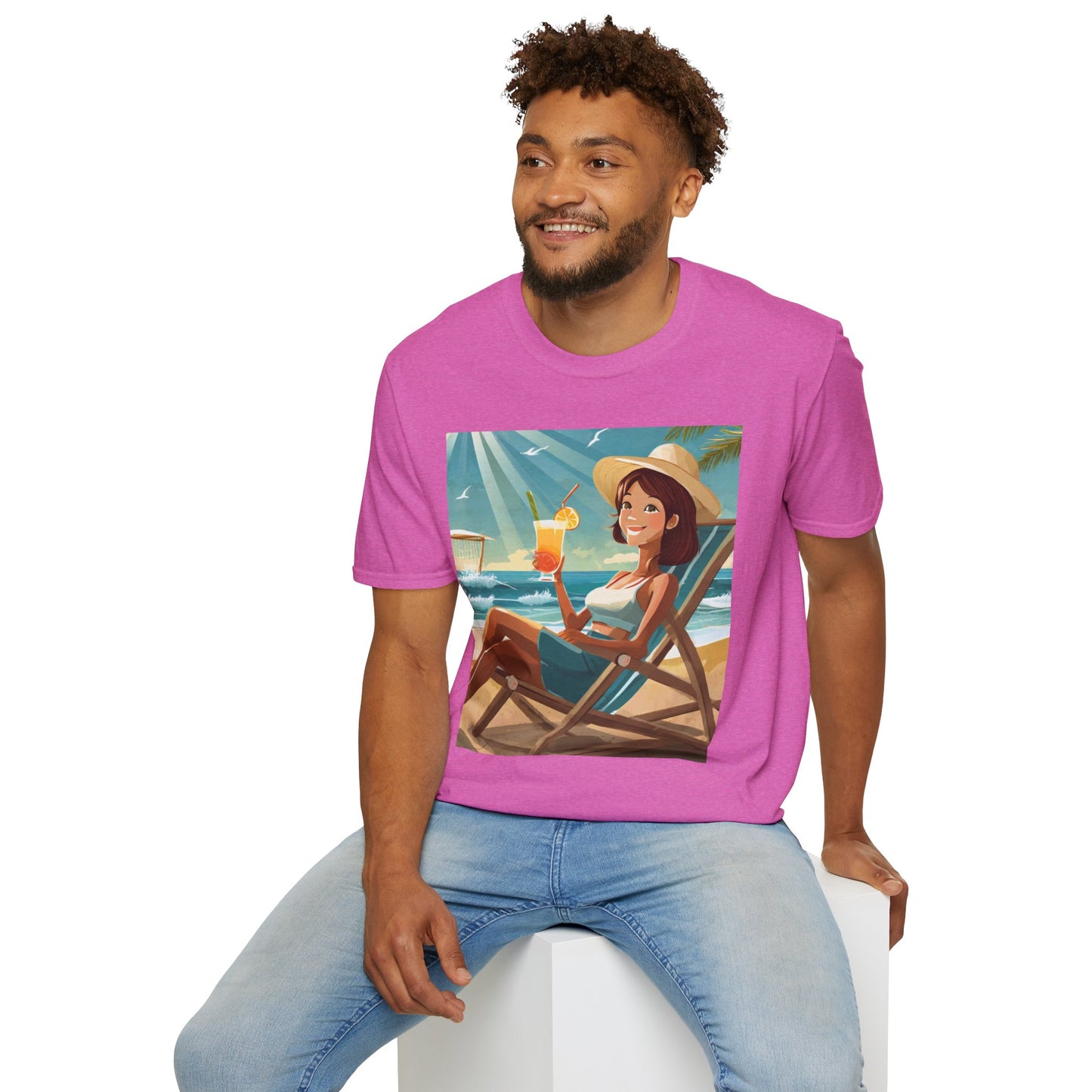 Flexin’ & Relaxin’ Unisex Softstyle T-Shirt