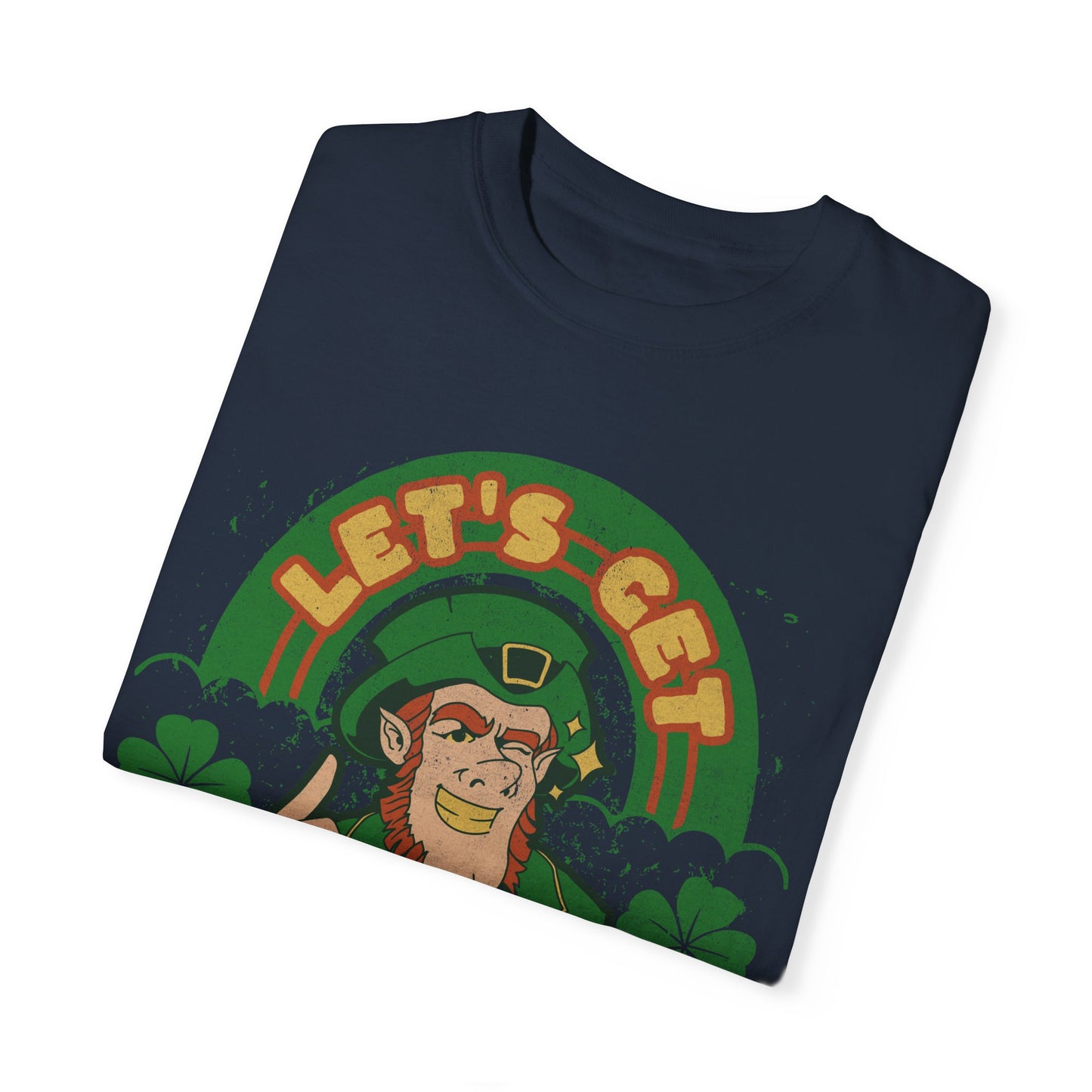 Leprechaun Shamrock Unisex Tee - lets get lucked up