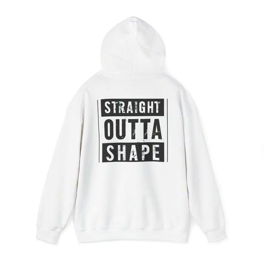 Hooded Sweatshirt 'Straight out of shape' Unisex