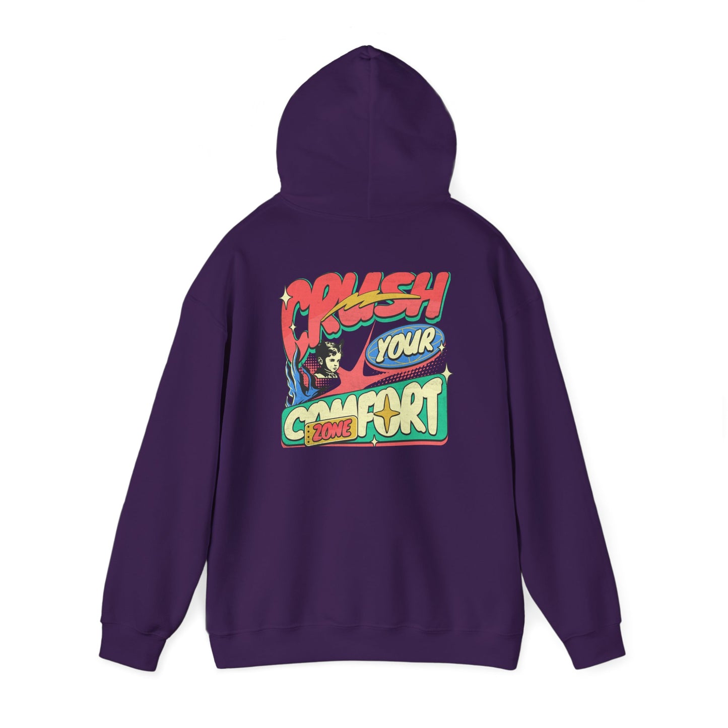 Hooded Sweatshirt - 'Crush your comfort zone'