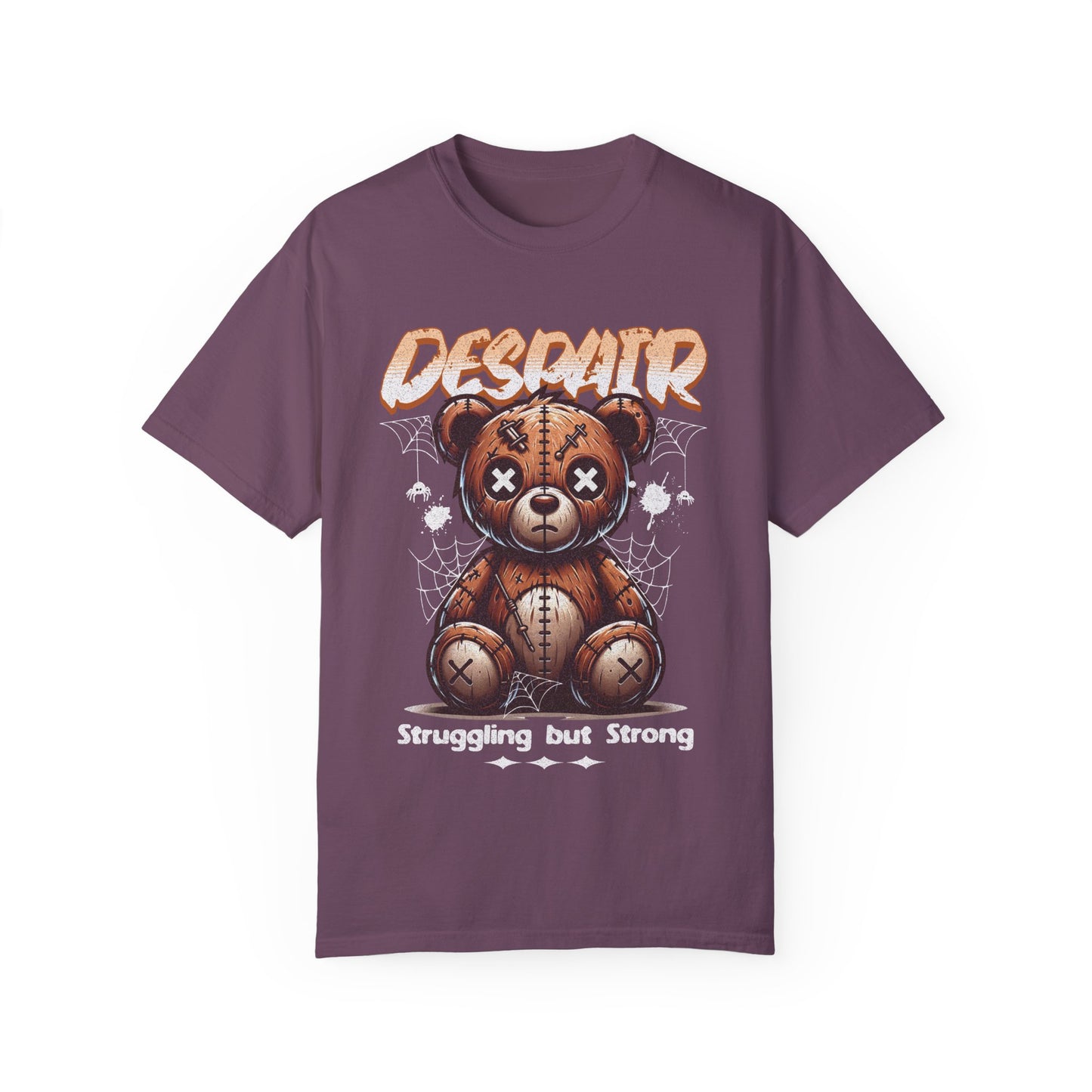 T-Shirt Despair Bear Unisex Garment-Dyed