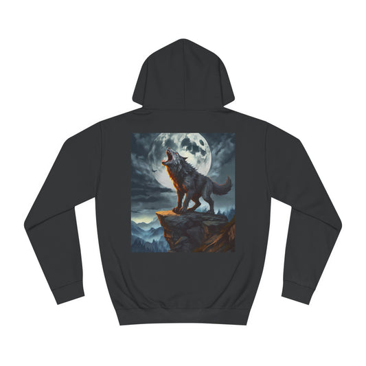 Werewolf Howl Unisex College Hoodie