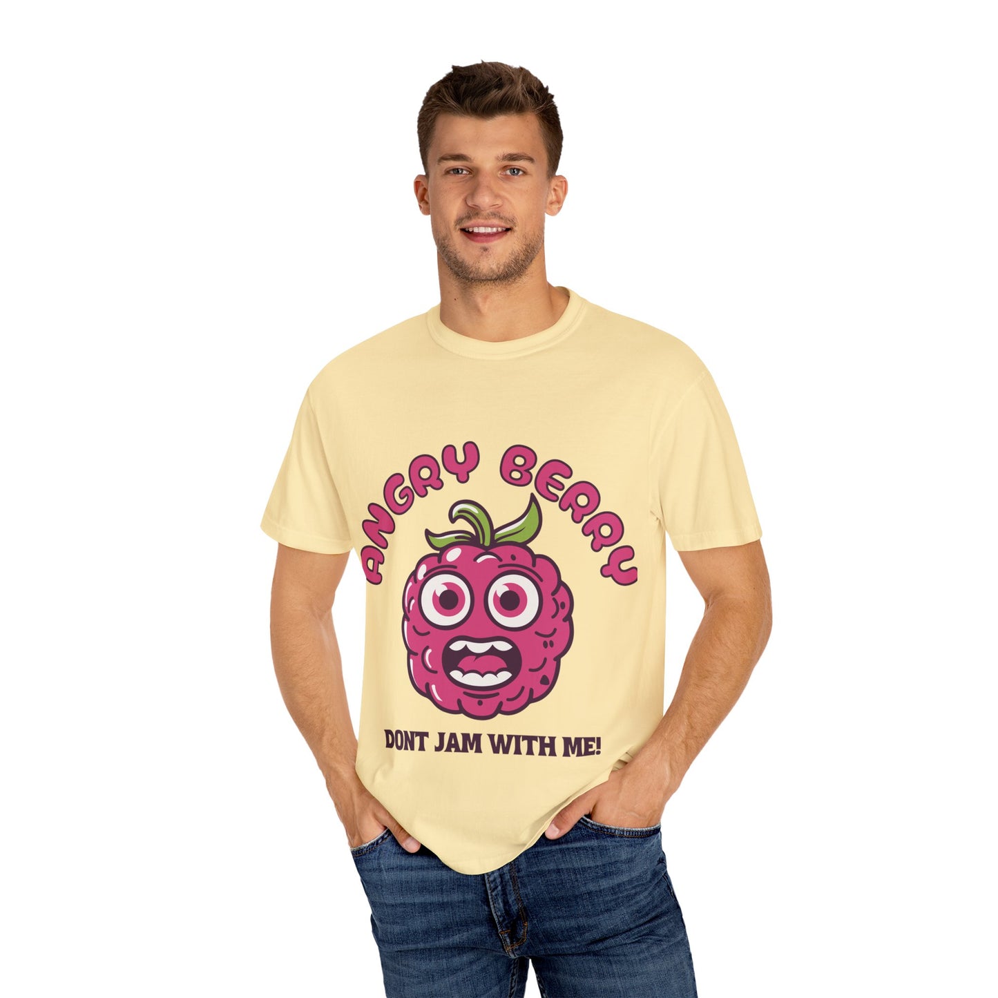 Angry Grape Unisex Garment-Dyed T-shirt 'Don't Jam With Me'