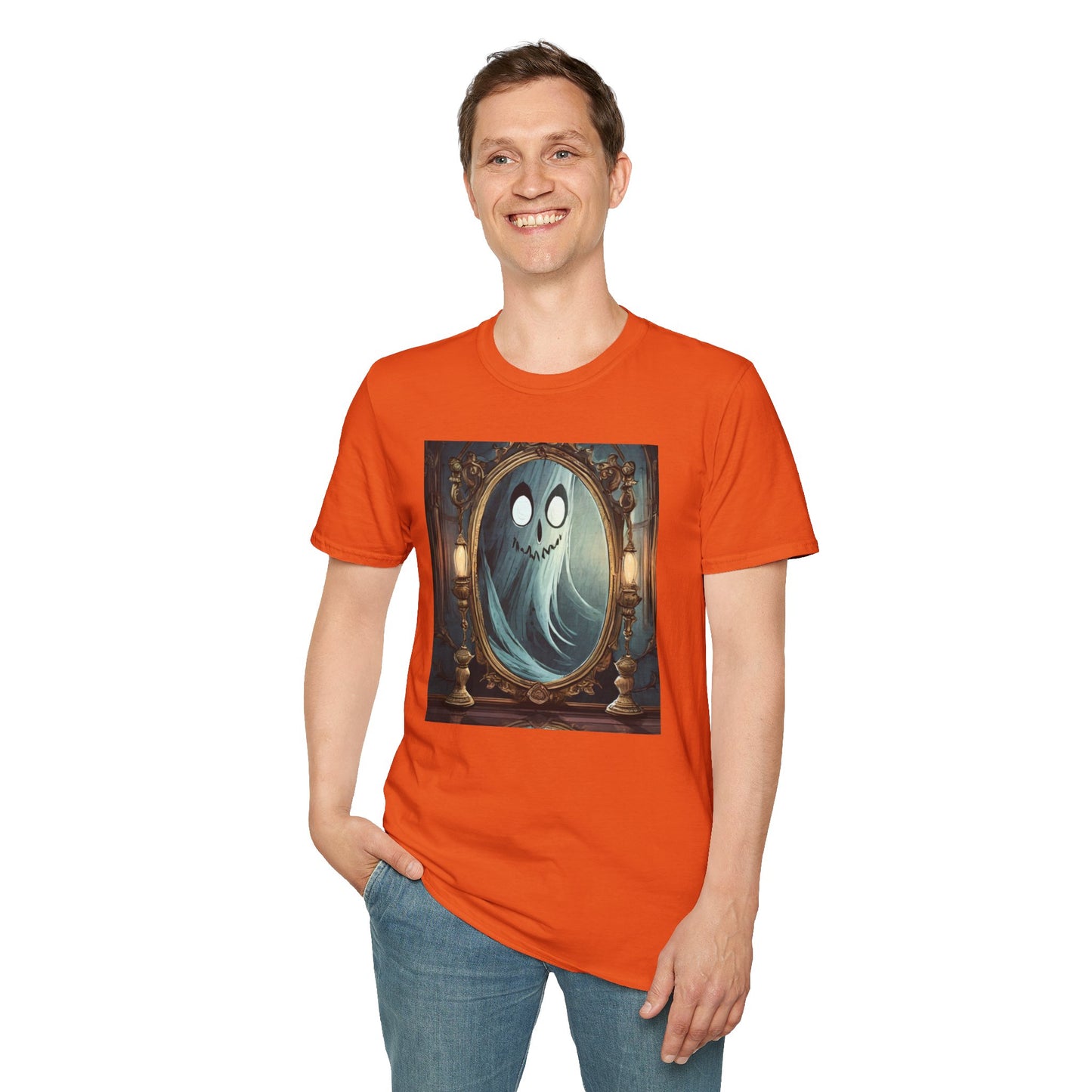 Haunted Mirror Unisex Softstyle T-Shirt