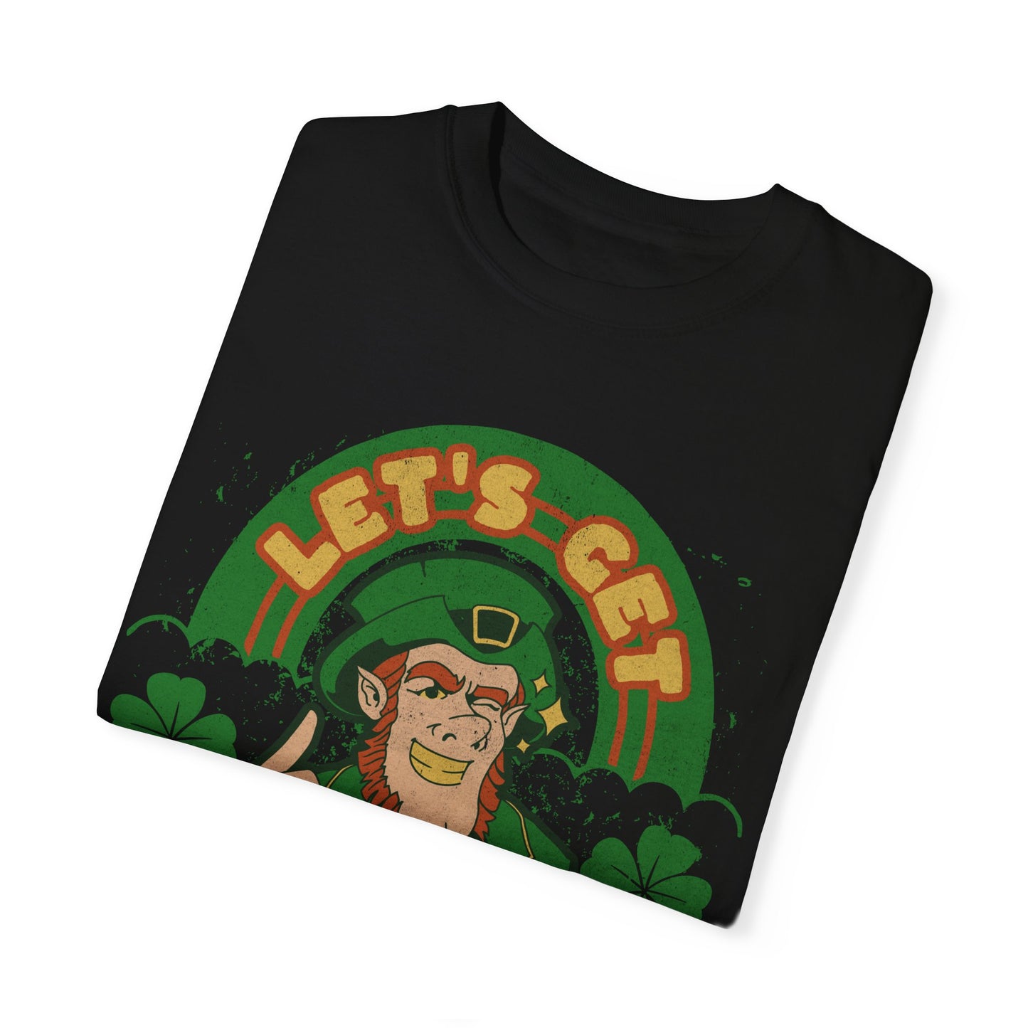 Leprechaun Shamrock Unisex Tee - lets get lucked up